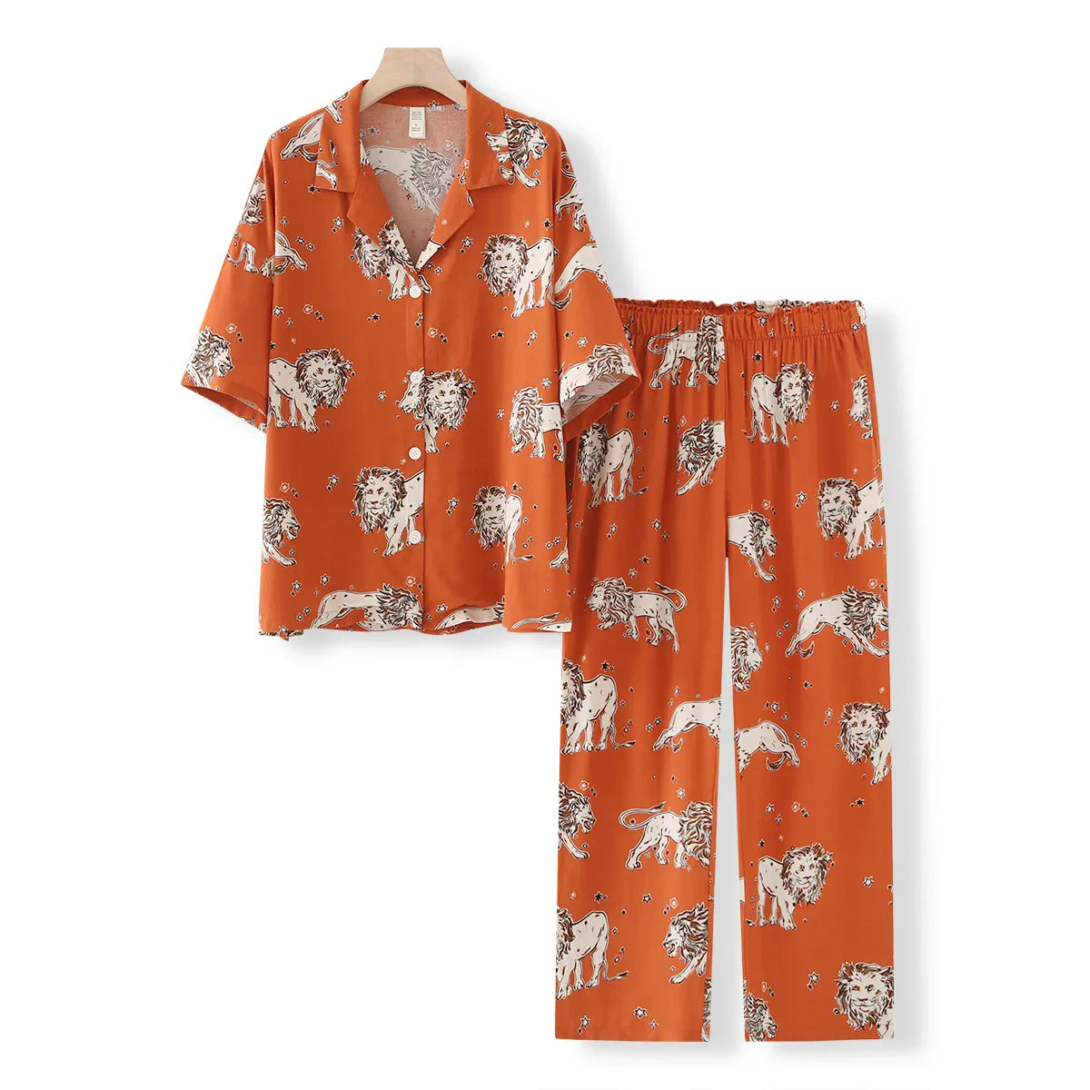 Pijama Feminino Curto Lion