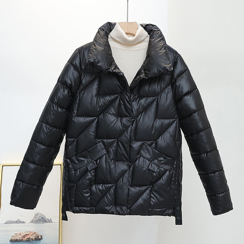 Jaquetas e Blusões jaquetas jaqueta jaqueta de inverno jaqueta feminina jaqueta de frio jaqueta-puffer jaqueta forrada jaqueta mulher