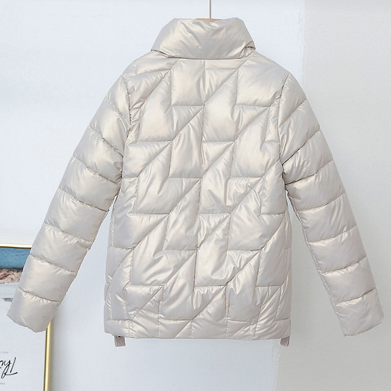 Jaquetas e Blusões jaquetas jaqueta jaqueta de inverno jaqueta feminina jaqueta de frio jaqueta-puffer jaqueta forrada jaqueta mulher