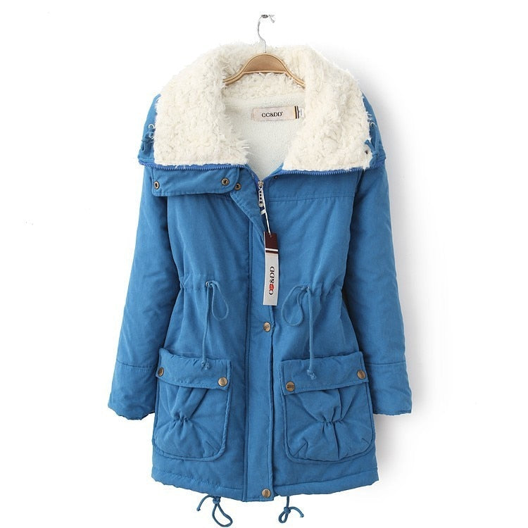 Parka Peluciada Casaco Parka Feminina Puffer Ultraleve Casaco Parka Feminina Puffer Ultraleve - BreezeDown Parka feminina