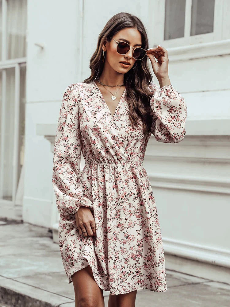 Vestido Soltinho Midi Florido Bella Camponesa