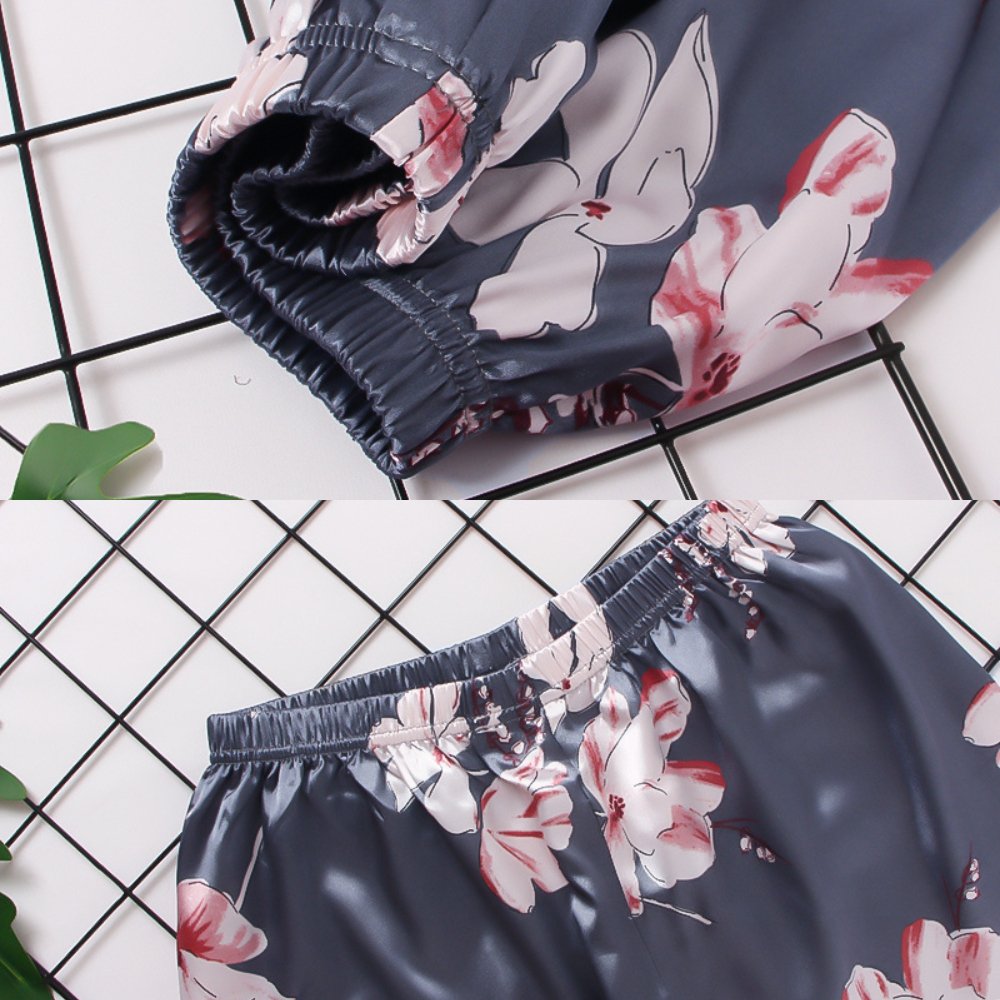 Baby Doll de Cetim - Flowers - Loja1