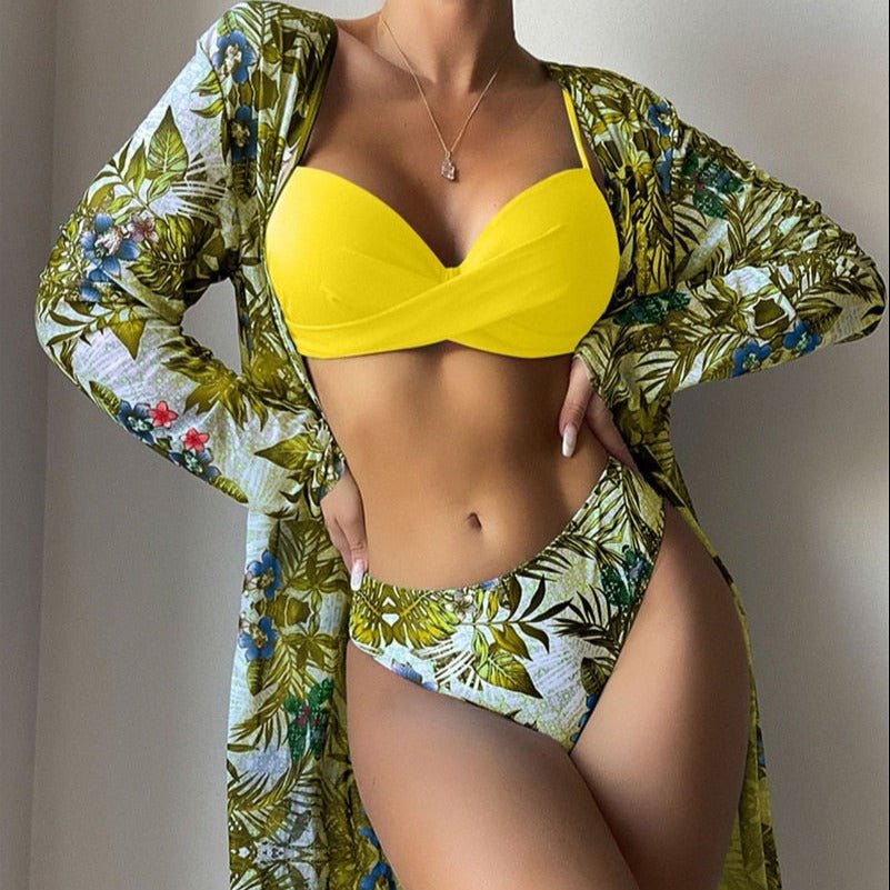 Biquíni Floral - Conjunto bella - Loja1