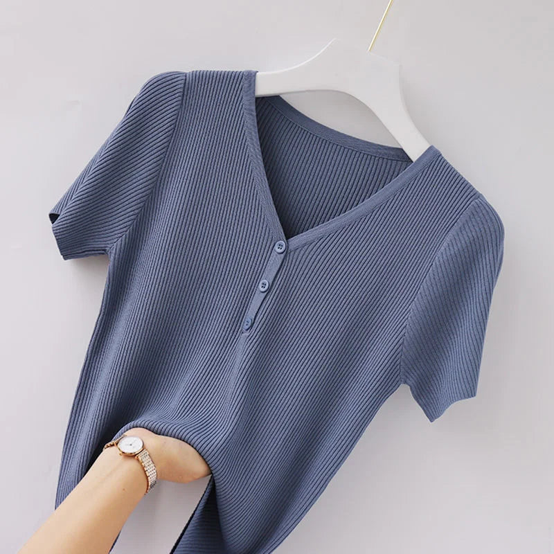 Blusa Feminina Malha Fria Luiza