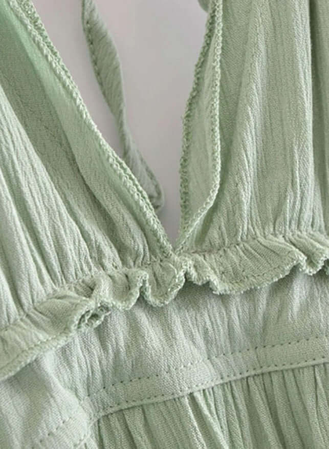 Vestido Costas Nuas com Tule - Aurora