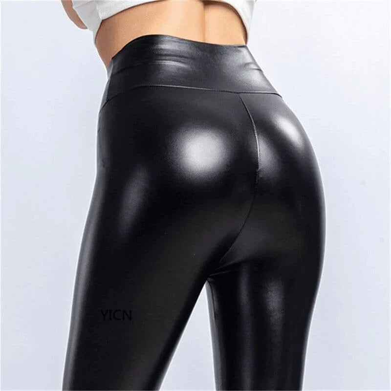 Calça de Couro Térmica Bliss Legging