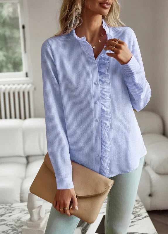 Camisa Social Feminina Manga Comprida Zora