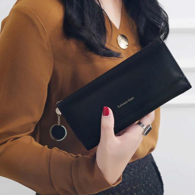 carteira feminina de couro carteira feminina Carteira de Couro carteira de couro feminina Carteira de Couro