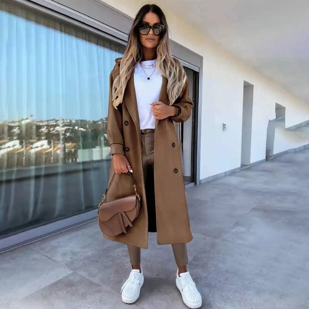 sobretudo inverno casaco Casaco de Inverno casaco feminino casaco longo Casaco Manga Longa casaco feminino de inverno Casaco Aberto casaco inverno