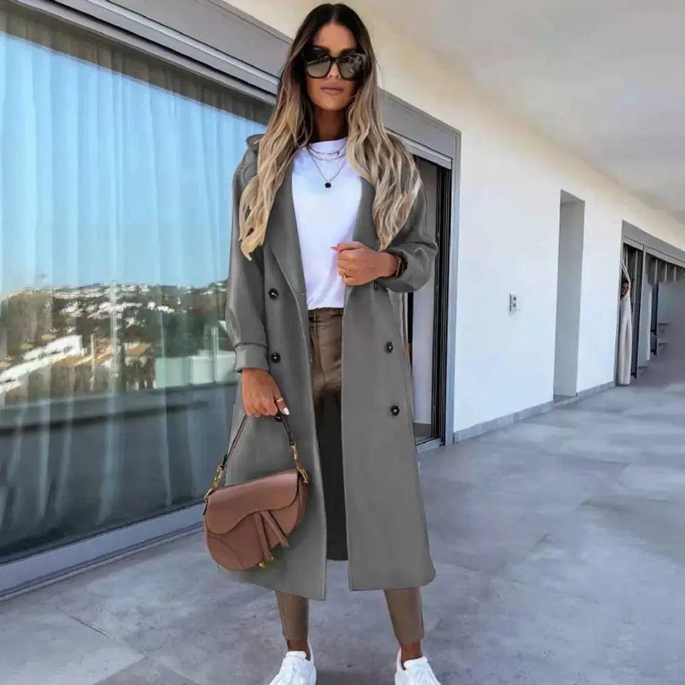 sobretudo inverno casaco Casaco de Inverno casaco feminino casaco longo Casaco Manga Longa casaco feminino de inverno Casaco Aberto casaco inverno