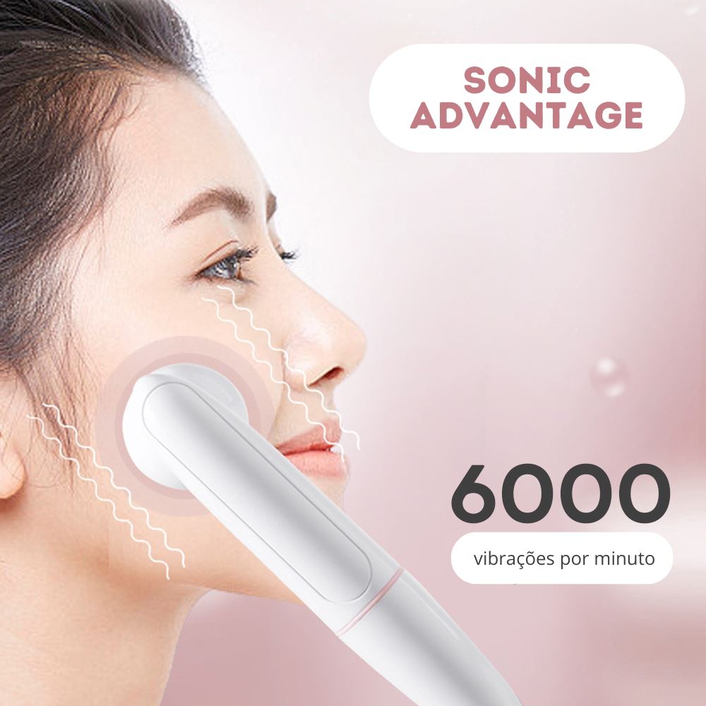 Escova de Limpeza Facial Profunda 2 em 1 - Elétrica