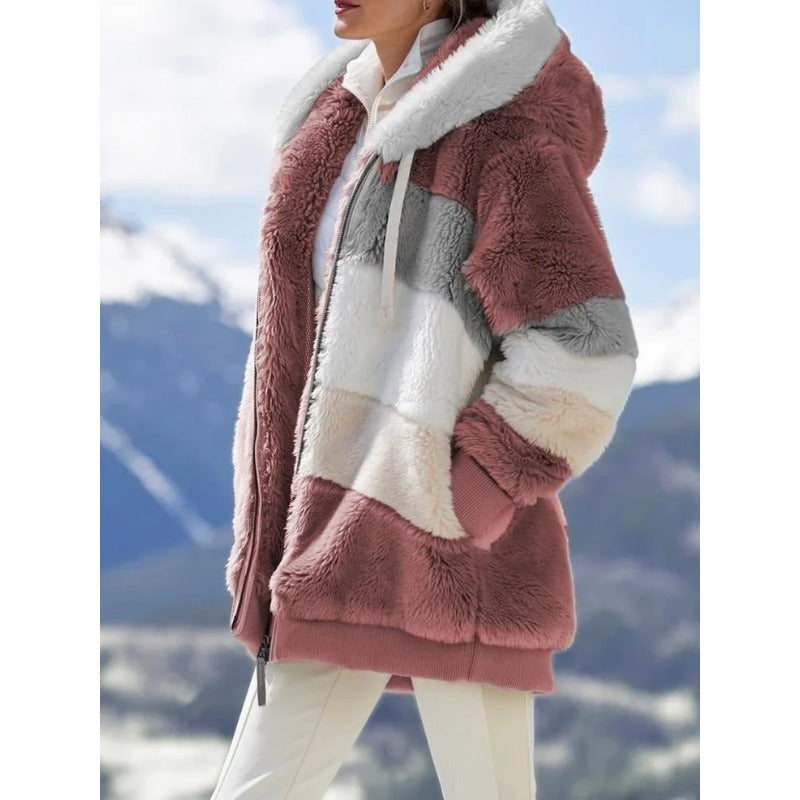 casaco Casaco de Inverno casaco feminino casaco longo Casaco Manga Longa casaco de inverno feminino Casaco Liso casaco com bolso casaco forrado casaco feminino de inverno