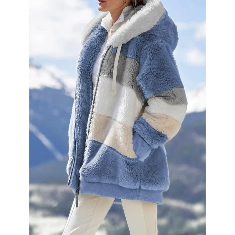 casaco Casaco de Inverno casaco feminino casaco longo Casaco Manga Longa casaco de inverno feminino Casaco Liso casaco com bolso casaco forrado casaco feminino de inverno