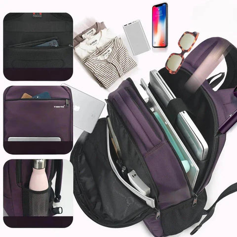 Mochila Feminina AntiFurto Notebook 15.6" Tigernu