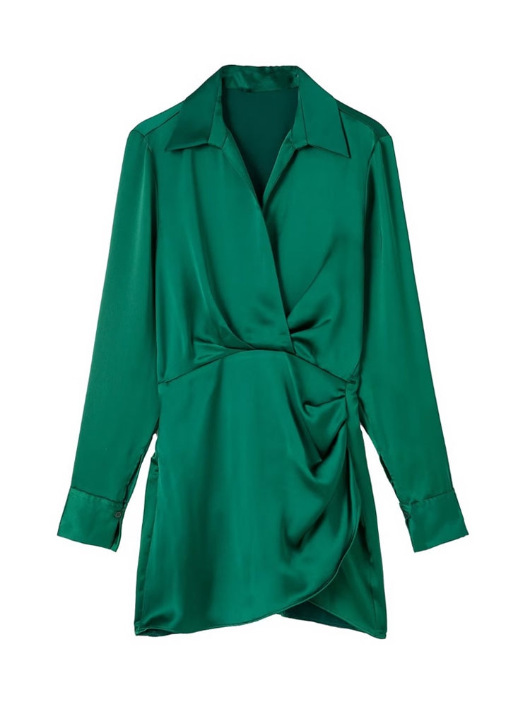 Vestido de Festa Cetim Curto - Lorella