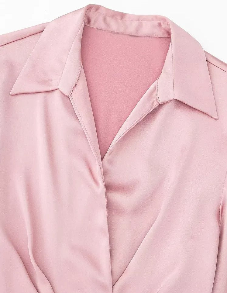 Vestido de Festa Cetim Curto - Lorella