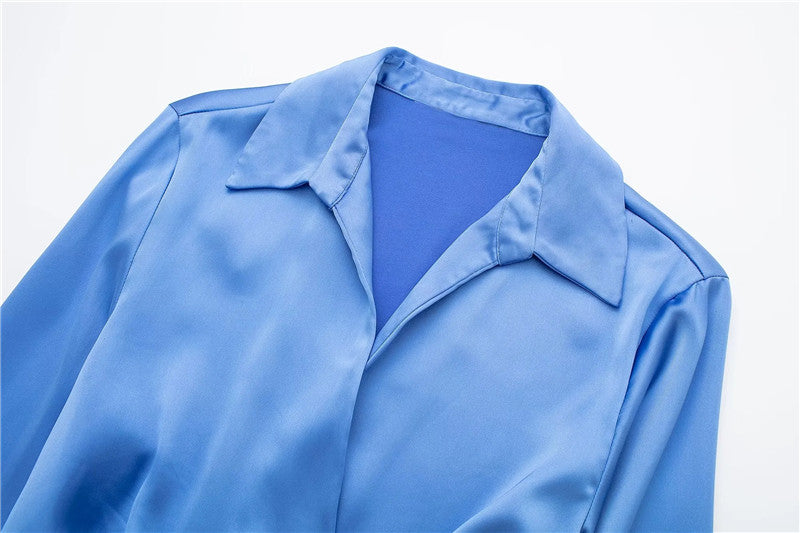 Vestido de Festa Cetim Curto - Lorella