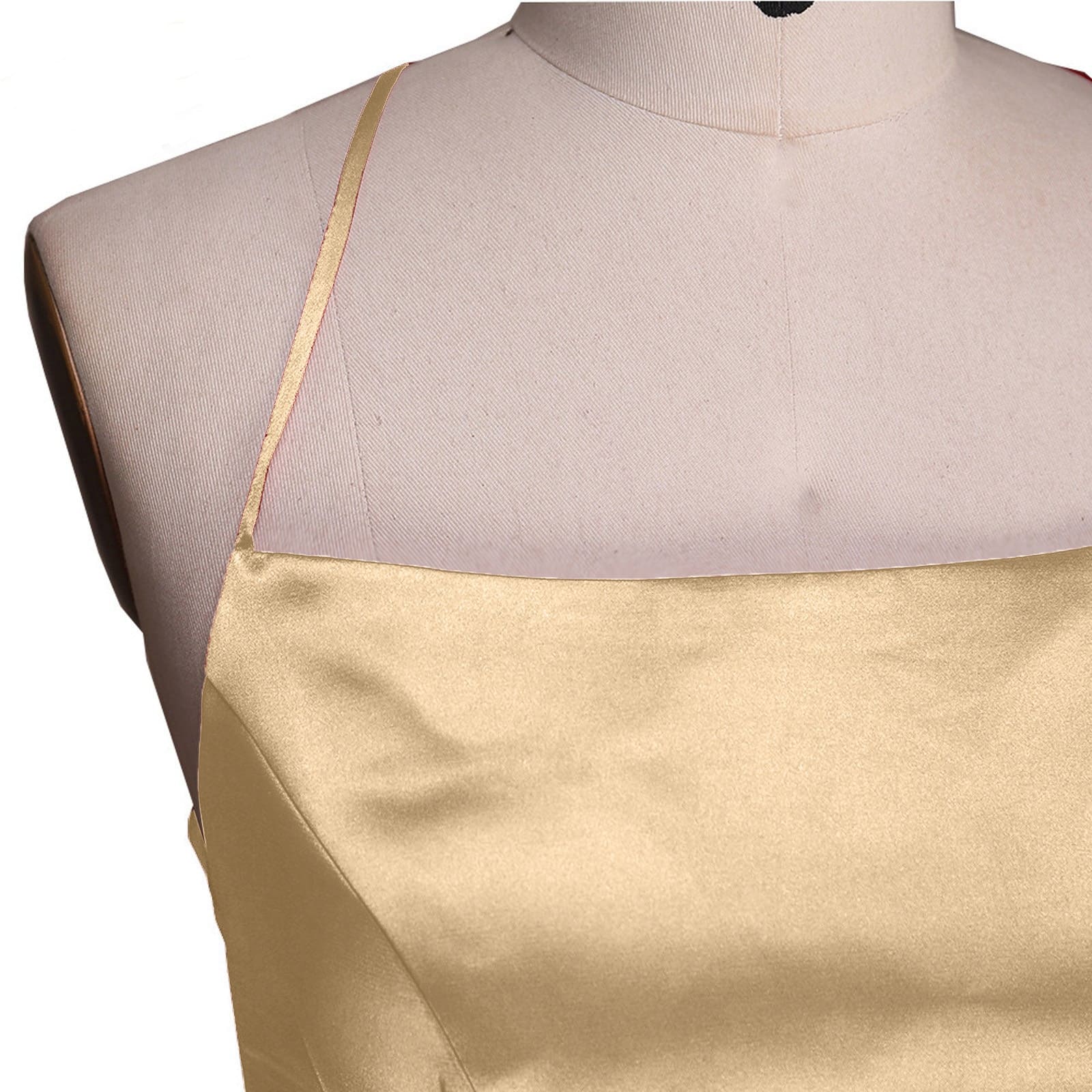 Vestido Longo de Festa de Cetim - Jolie