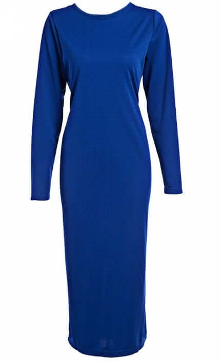 Vestido Tubinho Midi Zíper nas Costas - Helena