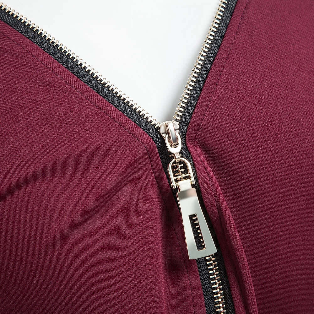 Vestido Tubinho Midi Zíper nas Costas - Helena