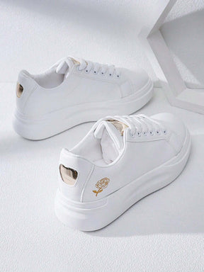 Tênis Branco Casual Feminino - Bella Mônica