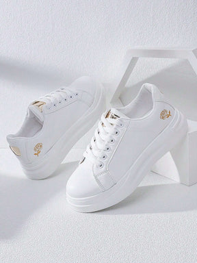 Tênis Branco Casual Feminino - Bella Mônica