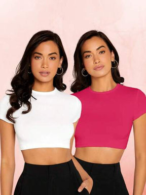 KIT 2 CROPPED BLUSINHA SUPLEX