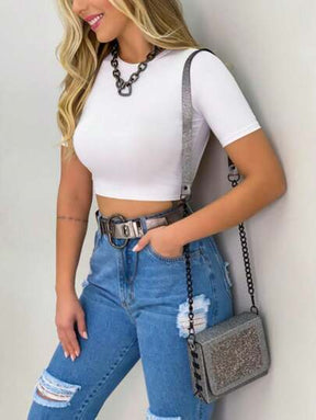 CROPPED TOP COM BOJO