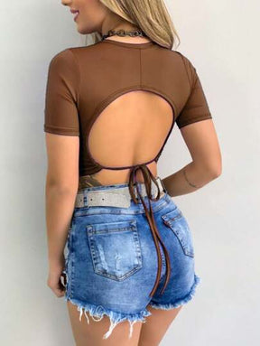 CROPPED TOP COM BOJO