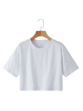 kit 3 camiseta Cropped basica