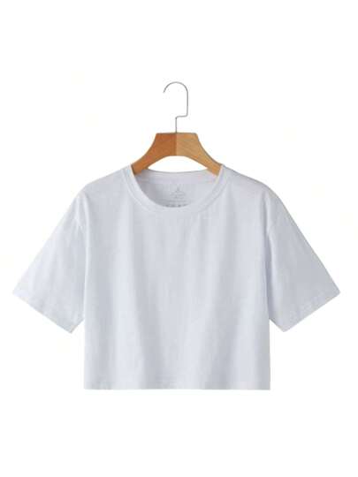 kit 3 camiseta Cropped basica