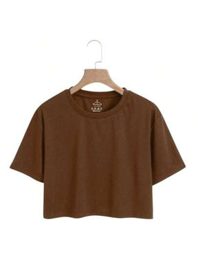 kit 3 camiseta Cropped basica