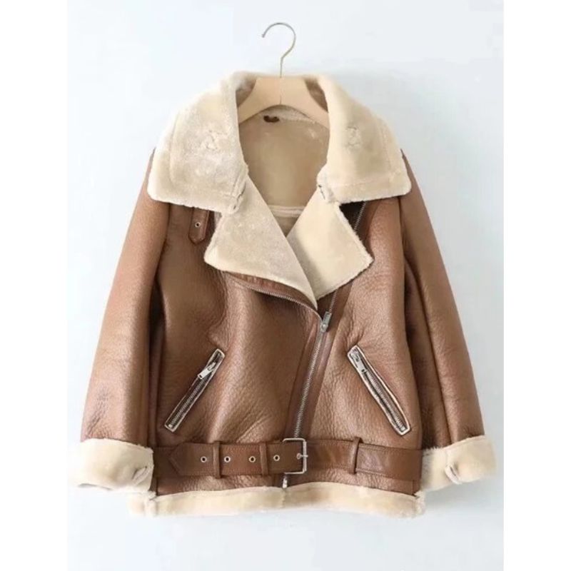  jaquetas  jaqueta  jaqueta de inverno  jaqueta feminina  Jaquetas e Blusões  jaqueta de frio  jaqueta forrada  jaqueta mulher  comprar jaqueta  Jaqueta Couro Peluciada Reverie