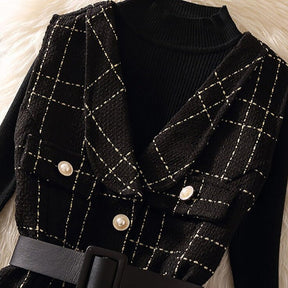 Conjunto de Suéter e Terno  Conjunto de roupa feminina  sueter  Suéter  Suéter Solto  Suéter Grosso  suéter feminino