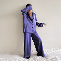 Pijama Feminino de Cetim Longo-Chicago