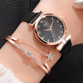 Relógio Feminino de Luxo + Pulseira de Brinde - Bella