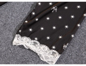 Pijama Feminino Americano Longo -Celeste
