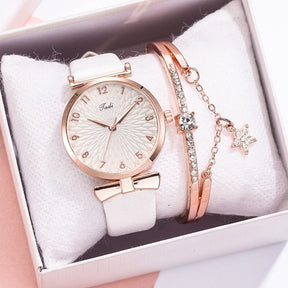 Relógio Feminino de Luxo + Pulseira de Brinde - Bella