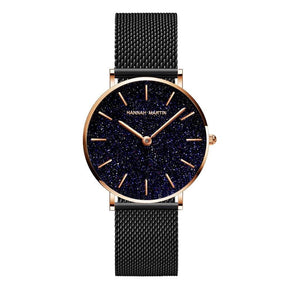 Relógio Feminino Dourado Glitter - Bella