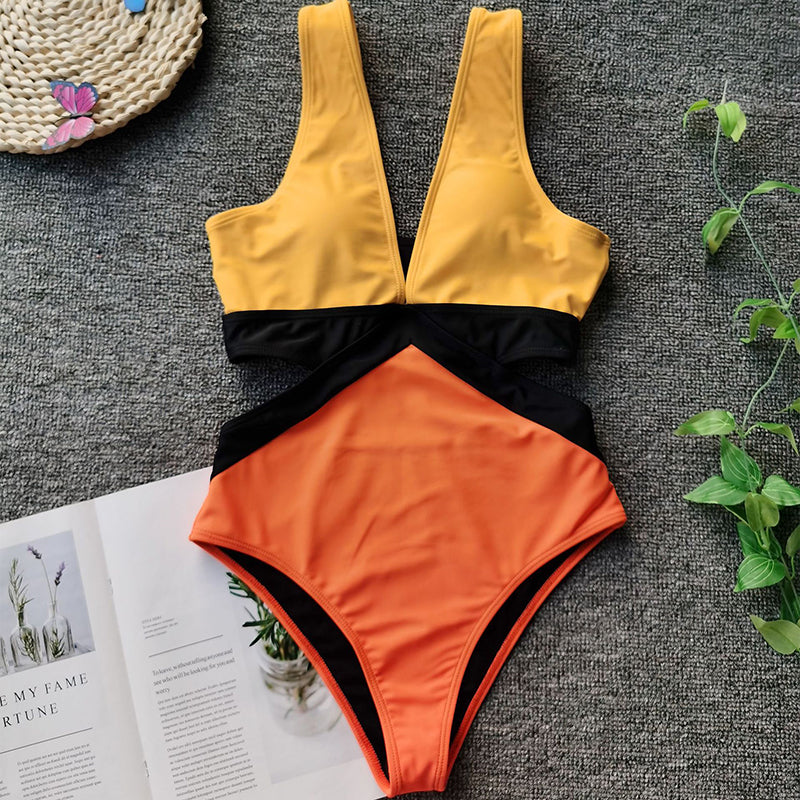 Maiôs  maio onda leve  maio moderno  maio luxo  maio estampado  maio decote nas costas  maio colorido  maio  biquini verão  biquini elegante  biquini de verão  biquini de praia  biquini cores  biquini alto  biquini