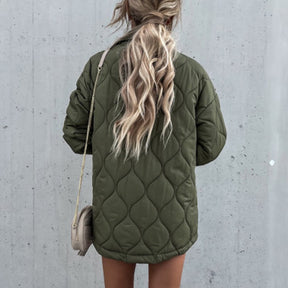 Casaco Manga Longa  casaco longo  Casaco Liso  Casaco Grosso Fabienne  Casaco Grosso  Casaco de Inverno  Casaco com botões  casaco  casaco feminino  casaco de inverno feminino  casaco feminino de inverno  Casaco Aberto  casaco inverno