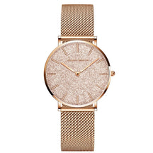 Relógio Feminino Dourado Glitter - Bella