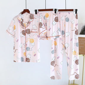 Pijama Feminino 3 Peças - Madalena