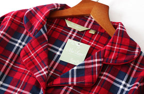 Camisola Xadrez Manga Longa - mia lucce