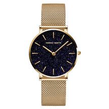 Relógio Feminino Dourado Glitter - Bella
