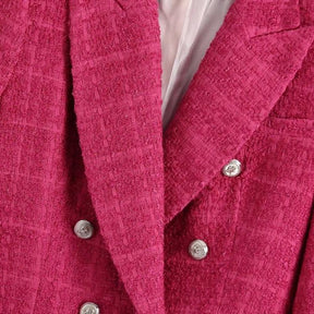 Blazer Longo de Lã Sintética Eloise  Blazer Longo  Blazer Grosso  Blazer de Lã Sintética  Blazer  blazer  Blazer com Botões  Blazer Xadrez  Blazer de Cintura Larga  Blazer de Dois Botões  blazer feminino  Blazer Liso