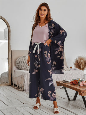 Pijama Feminino 3 Peças- Cora