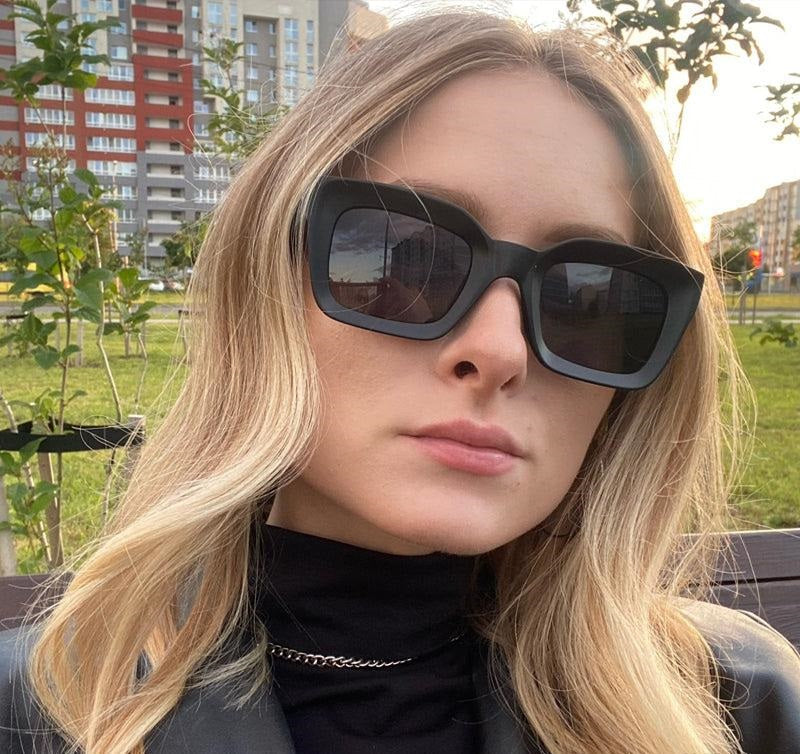 Óculos de Sol Feminino  Quadrado  oculos de sol  oculos