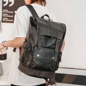 mochilas masculinas  mochila rustica  mochila preta  mochila masculina  Mochila Impermeável  MOCHILA GRANDE  Mochila descolada  mochila de couro masculina  Mochila de Couro  Bolsa Mochila de Couro