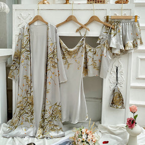Pijama Feminino 4 Peças - Elegant